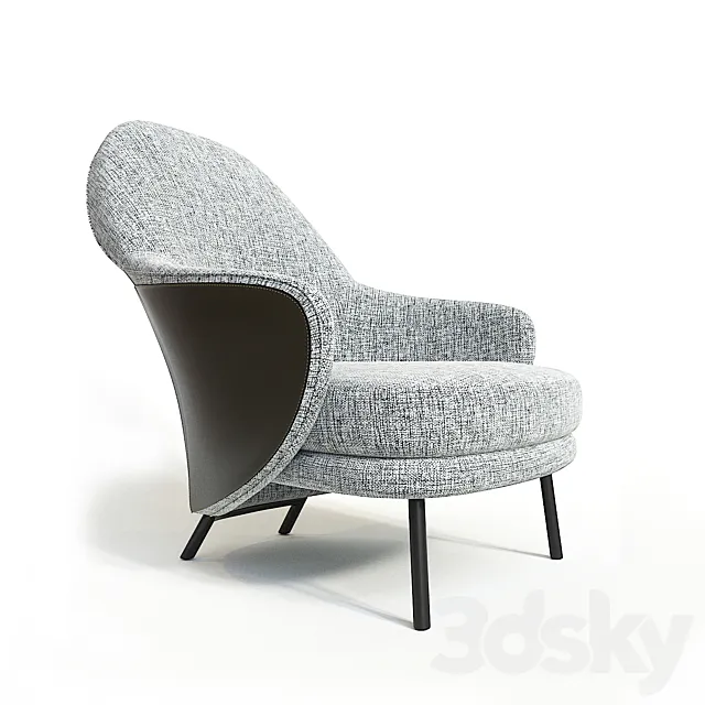 Armchair Angie Minotti. 3DModel Armchair Angie Minotti. 3DModel