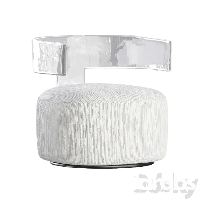 Armchair Ares Fabric Bernhardt Interiors 3D Model Download