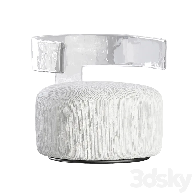 Armchair Ares Fabric Bernhardt Interiors 3D Model Free Download