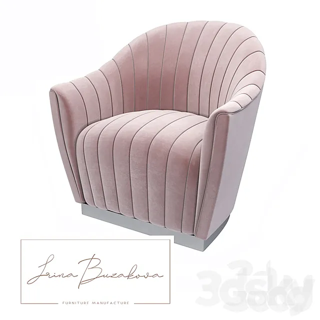 Armchair “Ariel” by Irina Buzakova 3D Model
