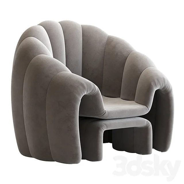 Armchair Art. Shell 3DModel Armchair Art. Shell 3DModel