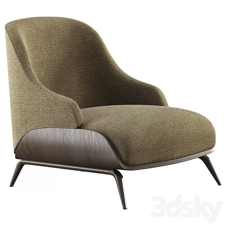 Armchair aster brigid 3D Model Armchair aster brigid 3D Model