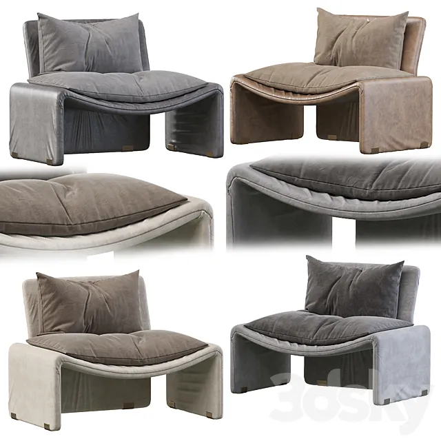 Armchair Aston Martin 3D Model Armchair Aston Martin 3D Model