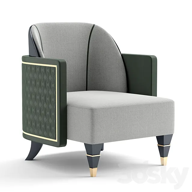 Armchair aston martini 3D Model Armchair aston martini 3D Model