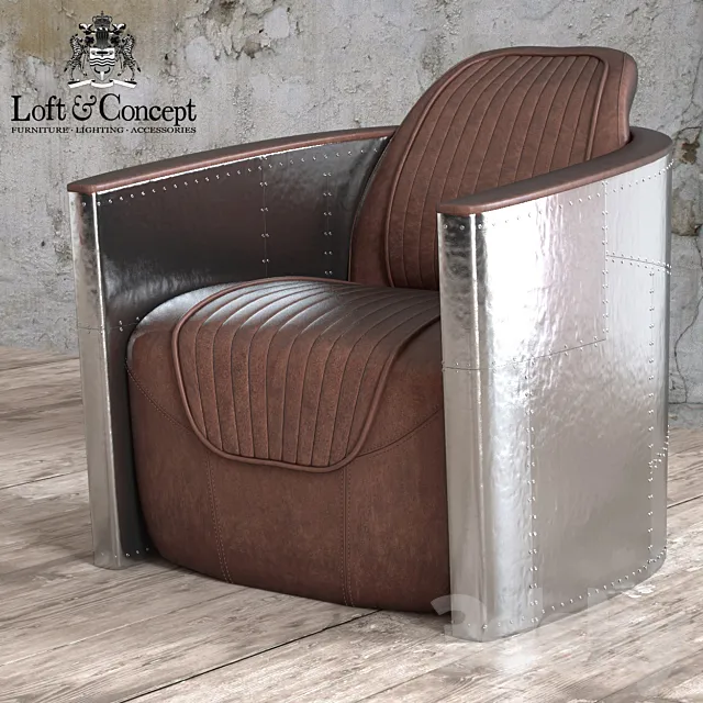 ARMCHAIR AVIATOR TOMCAT CHAIR 3DModel