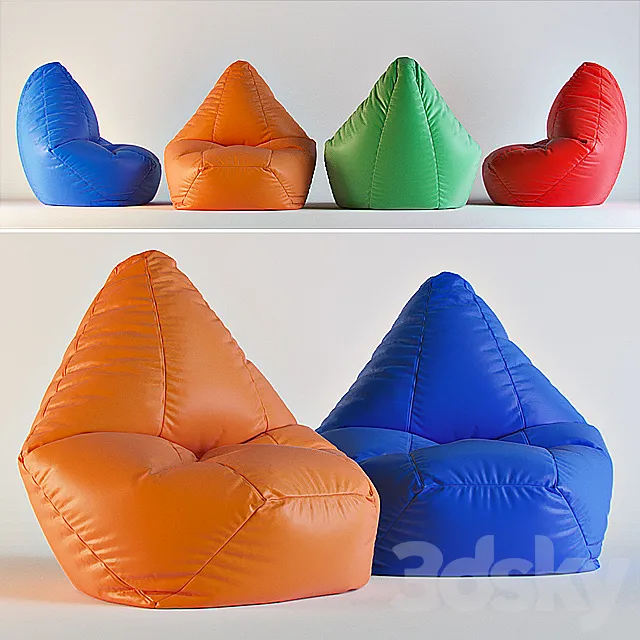 Armchair-bag Oxford 3DModel