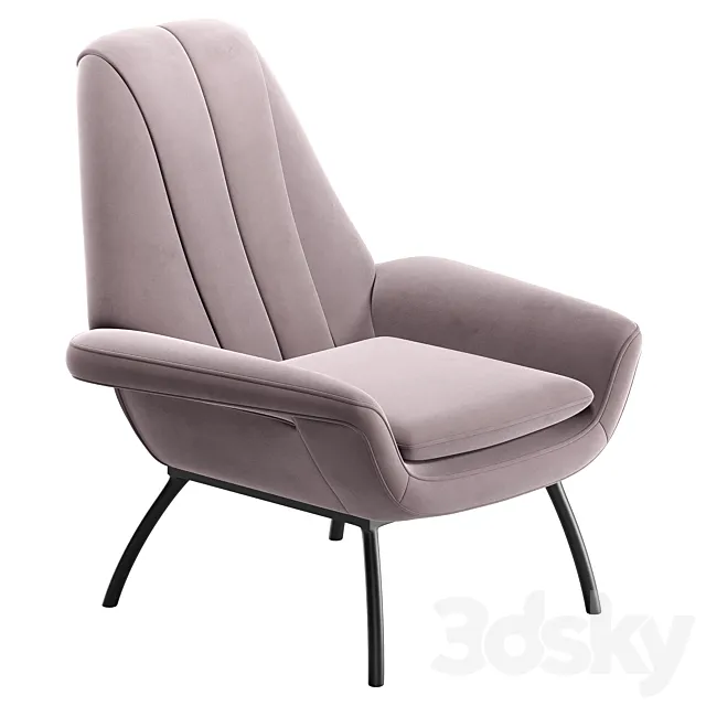 Armchair Bardox 3D Model Armchair Bardox 3D Model