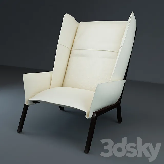 Armchair BEAU FIXE 3D Model