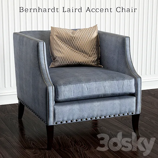 Armchair Bernhardt Laird Accent Chair 3D Model