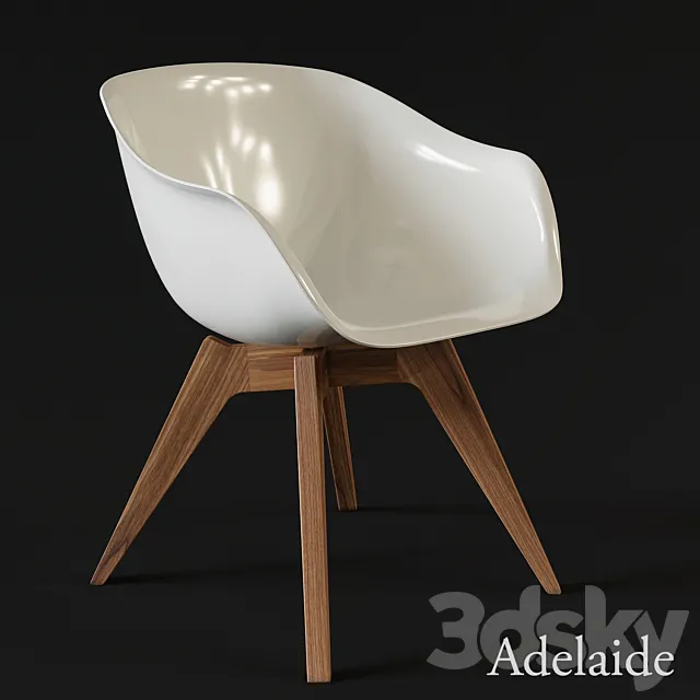 Armchair BoConcept Adelaide 3D Model Armchair BoConcept Adelaide 3D Model