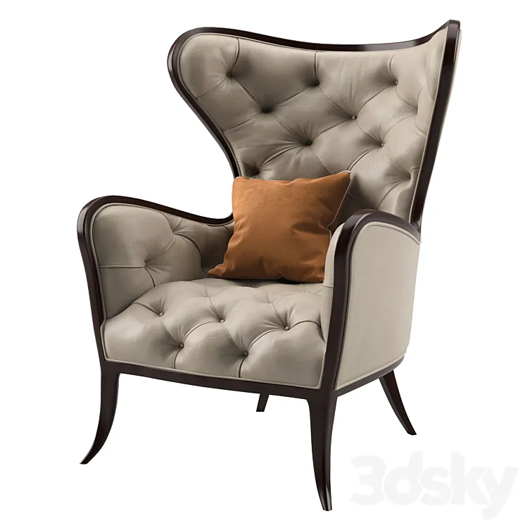 Armchair Brera 3D Model Free Download