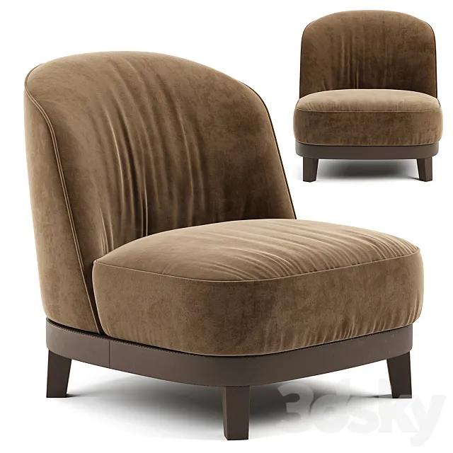 Armchair Busnelli Swing 3D Model Armchair Busnelli Swing 3D Model