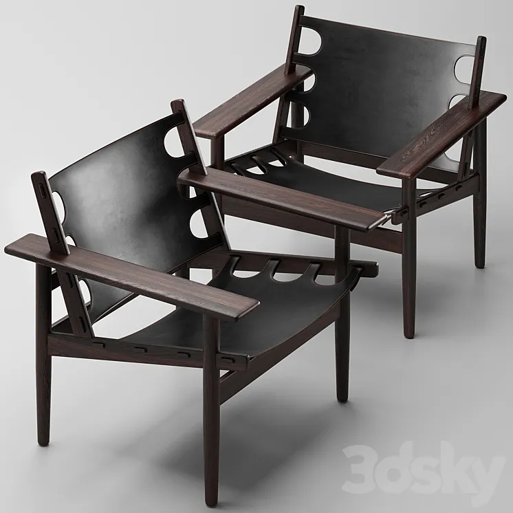 Armchair by Erling Jessen for Soren Horn 3D Model Free Download Armchair by Erling Jessen for Soren Horn 3D Model Free Download