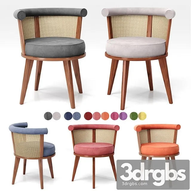 Armchair By Wood Tailors Club 3D Model Download