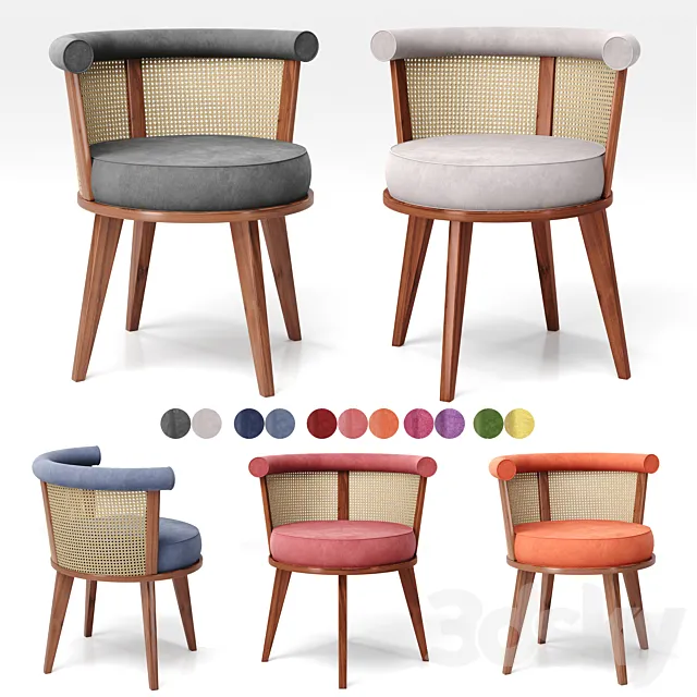 Armchair By Wood Tailors Club 3D Model