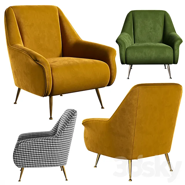 Armchair Caledonian 3DModel