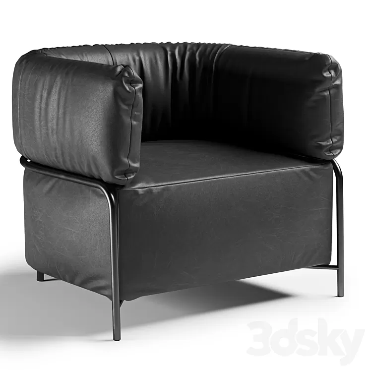 Armchair Calligaris Qaudrotta 3D Model