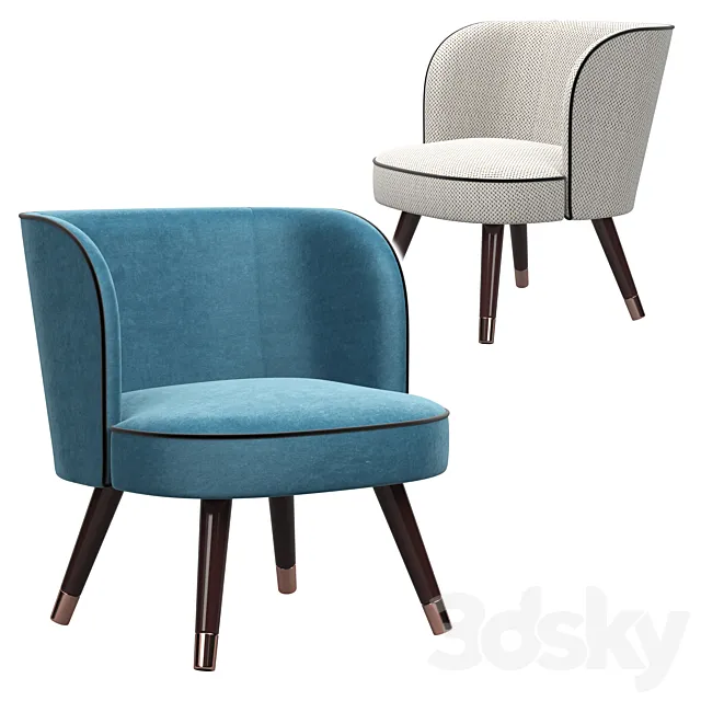 Armchair CANDY by Tirolo 3DModel Armchair CANDY by Tirolo 3DModel