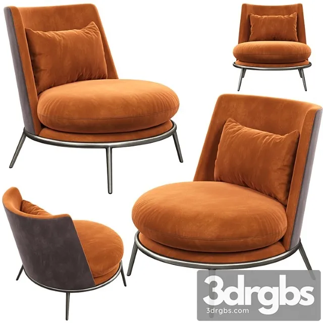 Armchair cantori aurora 3D Model Download