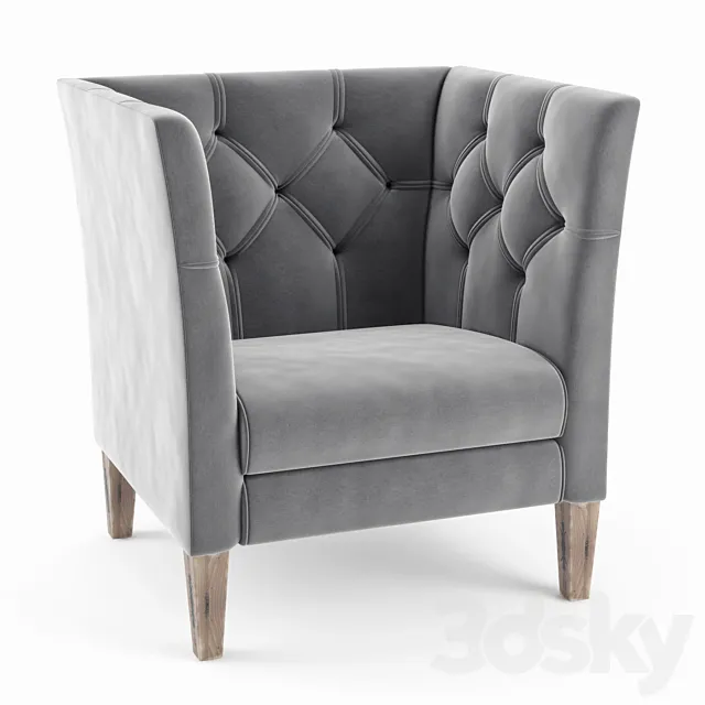 Armchair Capito “MANON” high _ ARMCHAIR Capito MANON high 3D Model