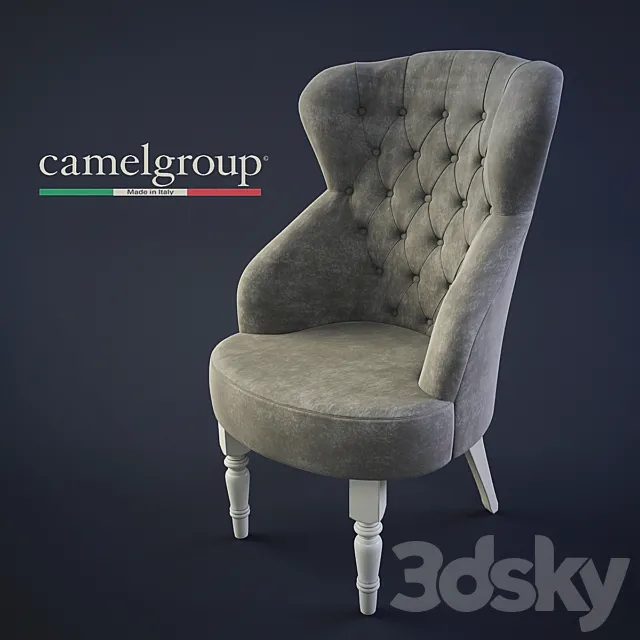 Armchair CAPITONNE 3DModel Armchair CAPITONNE 3DModel