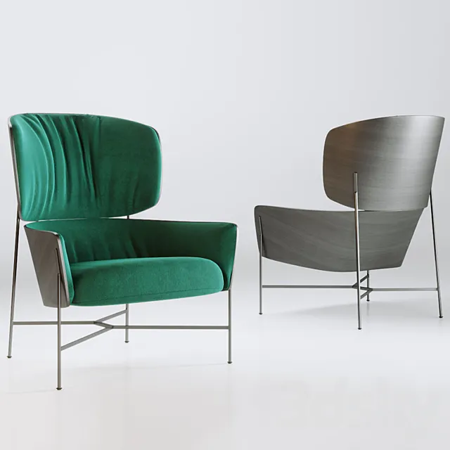 Armchair CARISTO 3D Model Armchair CARISTO 3D Model