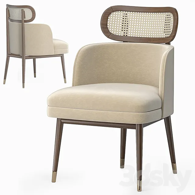 Armchair Carter 3D Model