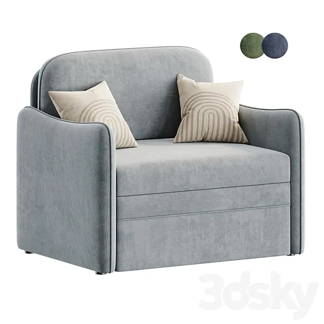 Armchair Cases by Divan.ru 3D Model Armchair Cases by Divan.ru 3D Model