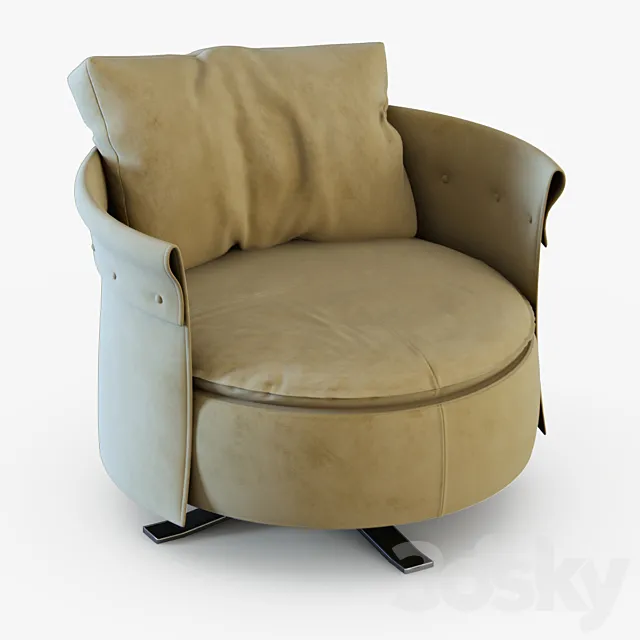 Armchair Charme-longhi 3DModel Armchair Charme-longhi 3DModel