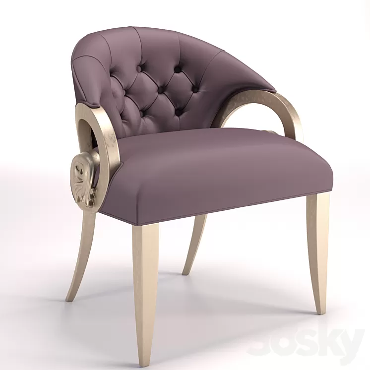 Armchair Cheir_RUE_CAMBON 3D Model