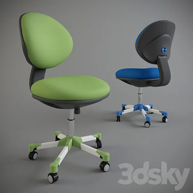 Armchair children “Bureaucrat” KD-6 3D Model