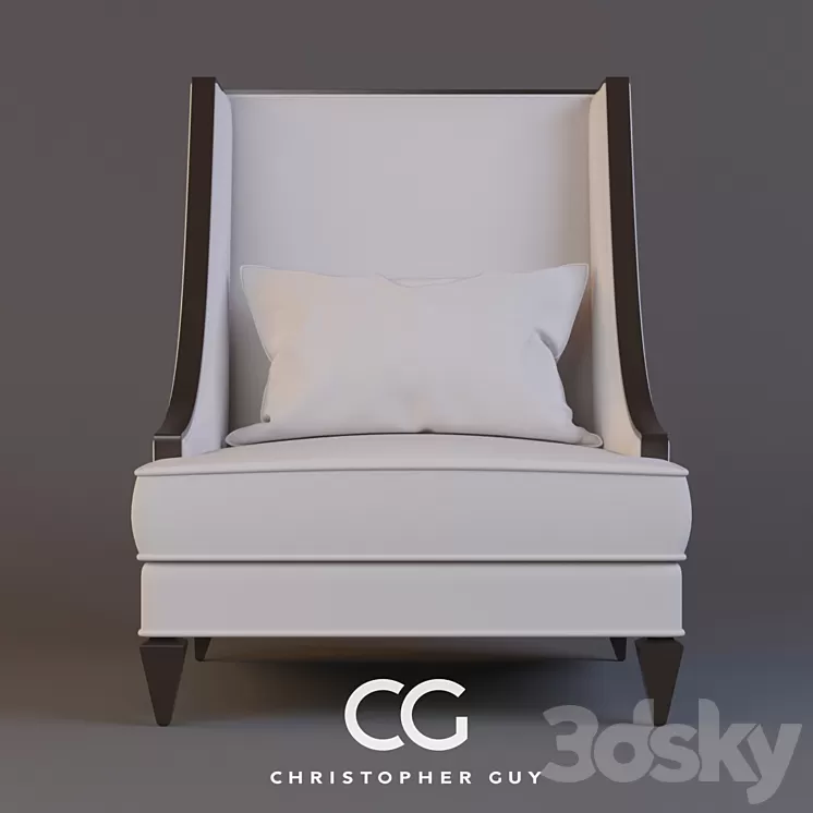 Armchair Christopher_Guy_Val_D'sere 3D Model