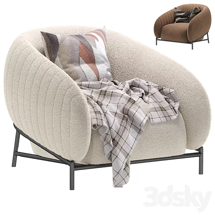 Armchair Cider Edition CURL 3D Model Armchair Cider Edition CURL 3D Model