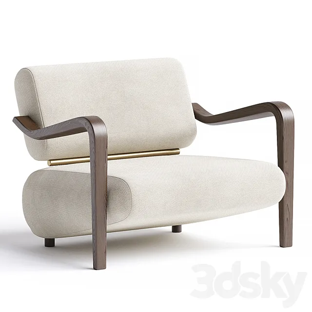 ARMCHAIR CLARK 3D Model ARMCHAIR CLARK 3D Model