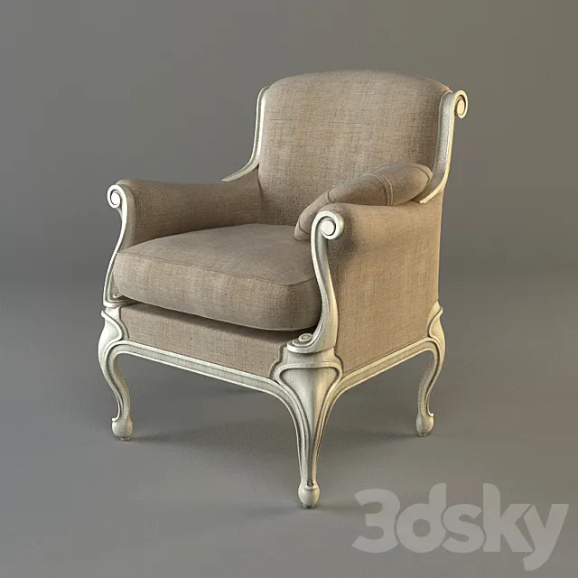 armchair classic 3DModel armchair classic 3DModel