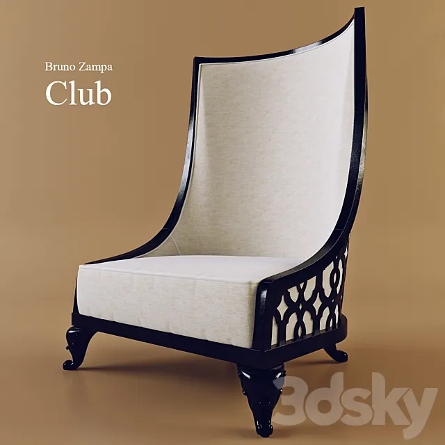 Armchair Club 3DModel Armchair Club 3DModel