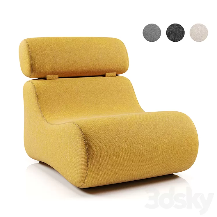 Armchair Club La Forma 3D Model Free Download Armchair Club La Forma 3D Model Free Download