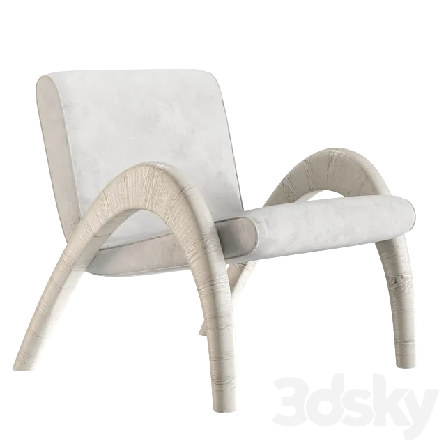 Armchair COCO ACCENT from caracole 3D Model Armchair COCO ACCENT from caracole 3D Model