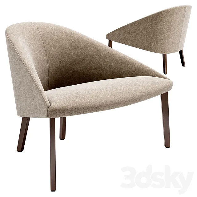 Armchair Colina 3D Model Armchair Colina 3D Model