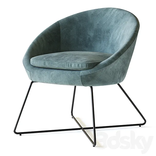 Armchair Columbia 3D Model