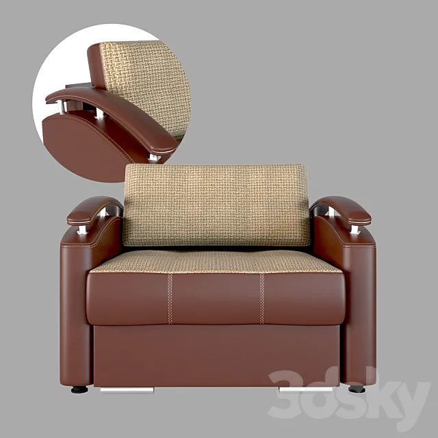 Armchair “Comfort 36” or “Luigi” 3DModel