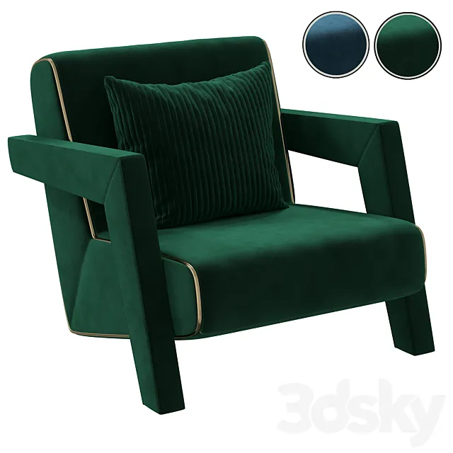 Armchair Con S32 3DModel