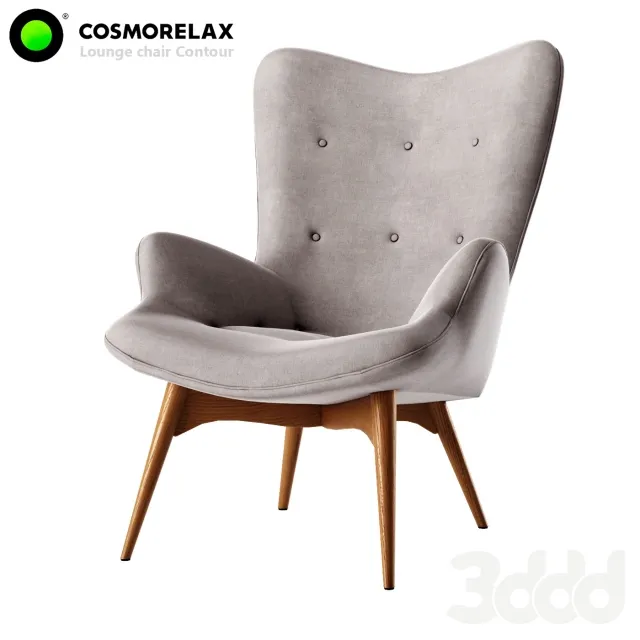 Armchair Contour – Lounge chair Contour 3D Model