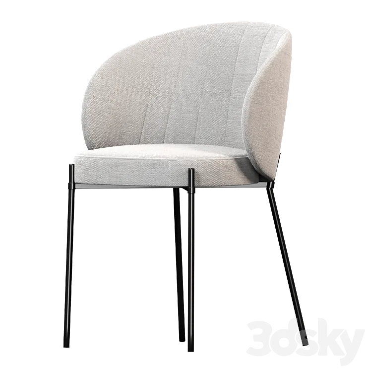 Armchair Coral 3D Model Free Download