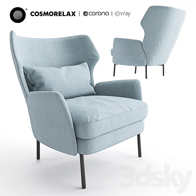 Armchair Cosmorelax Alex 3DModel