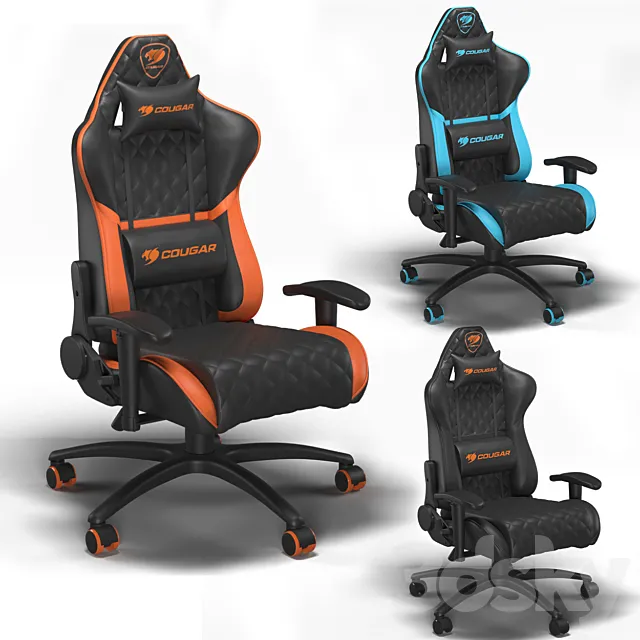 Armchair COUGAR ARMOR ONE 3D Model
