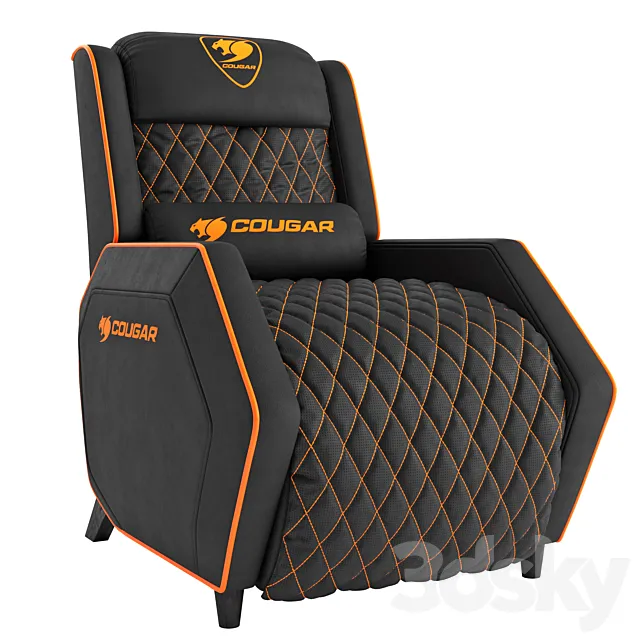 Armchair cougar ranger 3D Model Armchair cougar ranger 3D Model