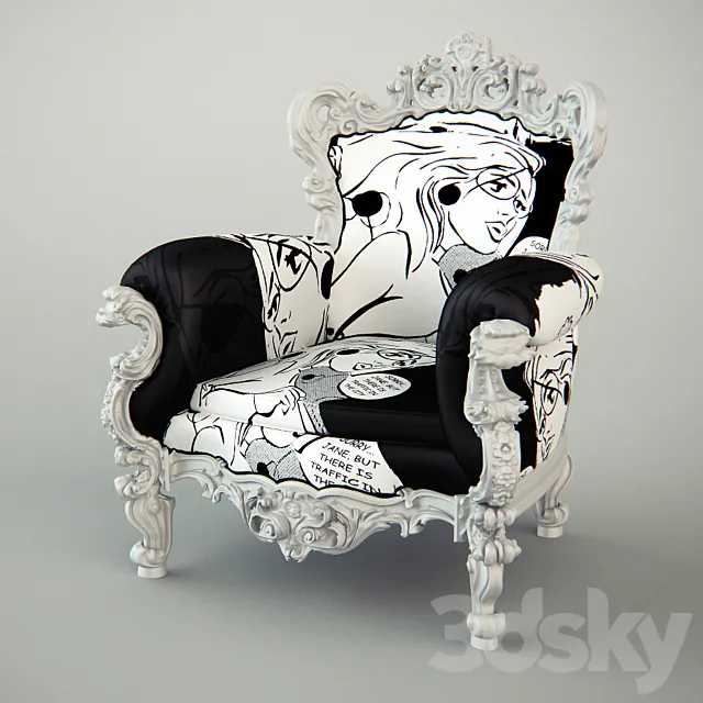 armchair Creazioni 3DModel armchair Creazioni 3DModel