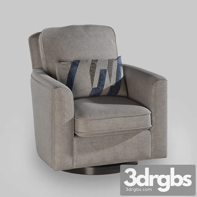 Armchair danton home martin 3D Model Download