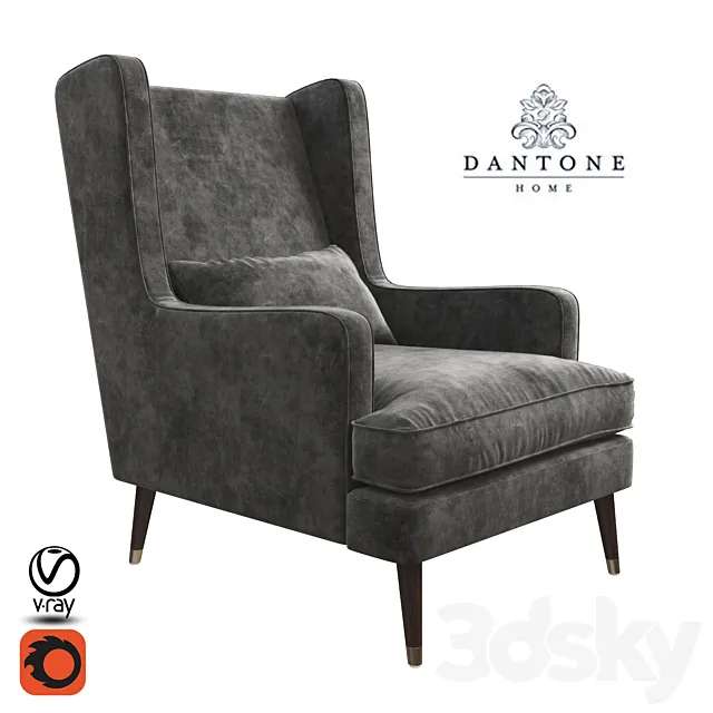 Armchair Dantone Malta 3DModel